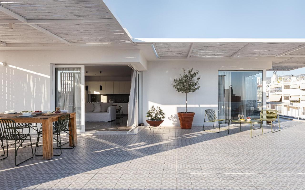Sea View Beach Penthouse - Athens Coast Екстериор снимка